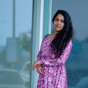 Italian Digital Floral Print Silk Dress