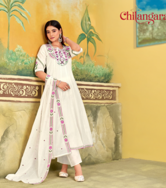 White and olive yellow