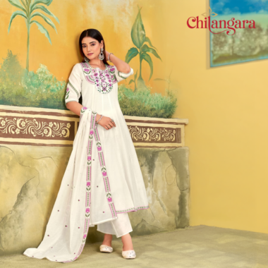 White and olive yellow