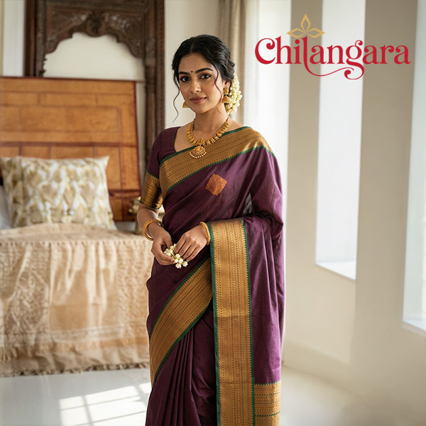 Designer silk saree for weddings